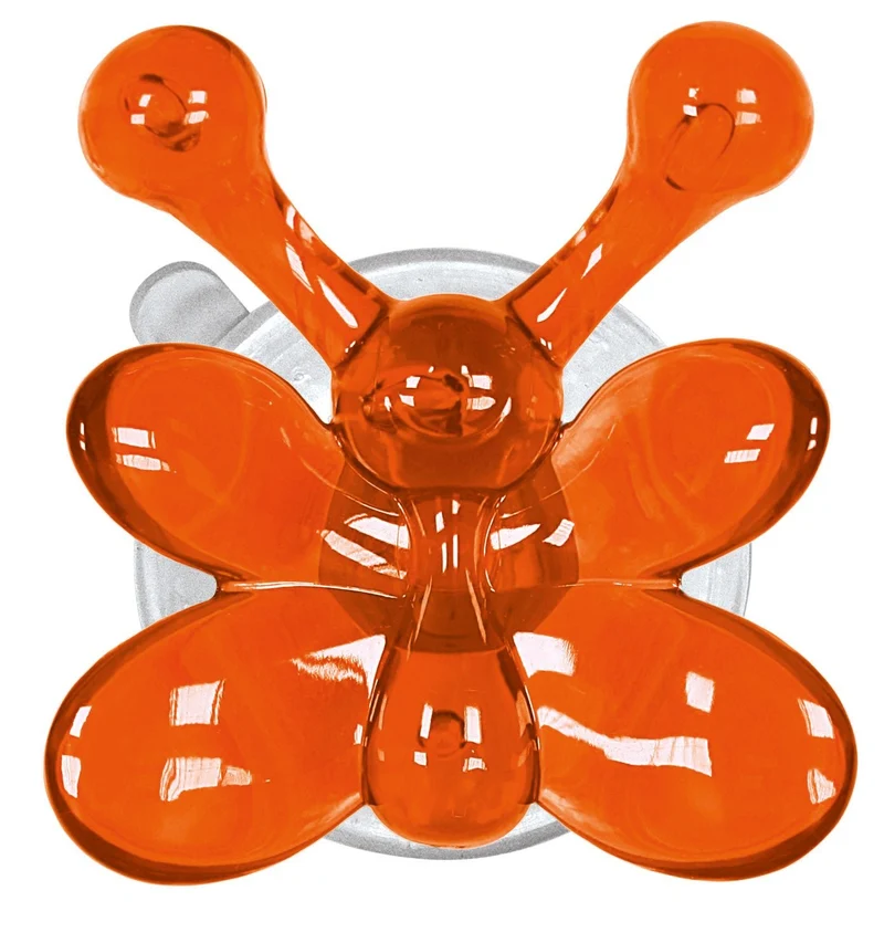 Handtuchhaken CRAZY HOOKS BUTTERFLY LISA Orange