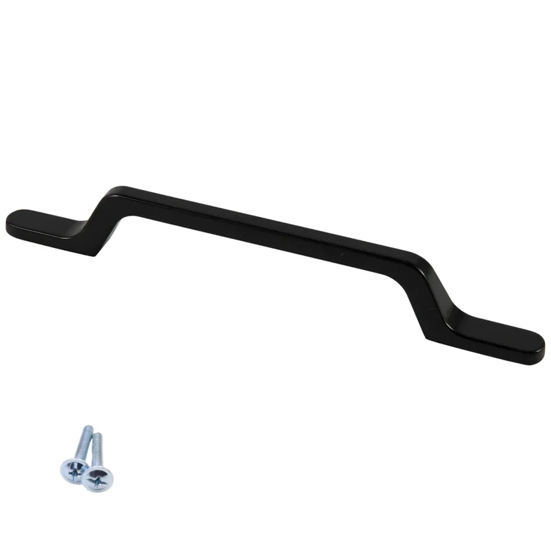Möbelgriff 128mm U098 - Schwarz Matt