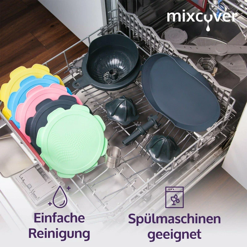 B-Ware: mixcover Dampfgarform Silikonform Auflaufform kompatibel mit Thermomix Zubehör für Varoma Einlegeboden - Zubehör für TM5 TM6 TM31 TM Friend, ganz