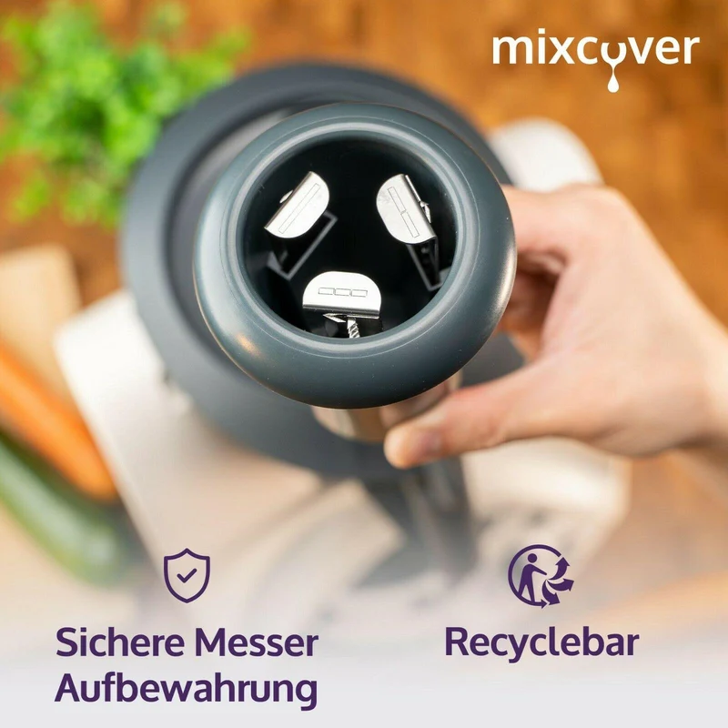 B-Ware: Spiralschneider Gemüsenudeln schneiden kompatibel mit Thermomix TM31
