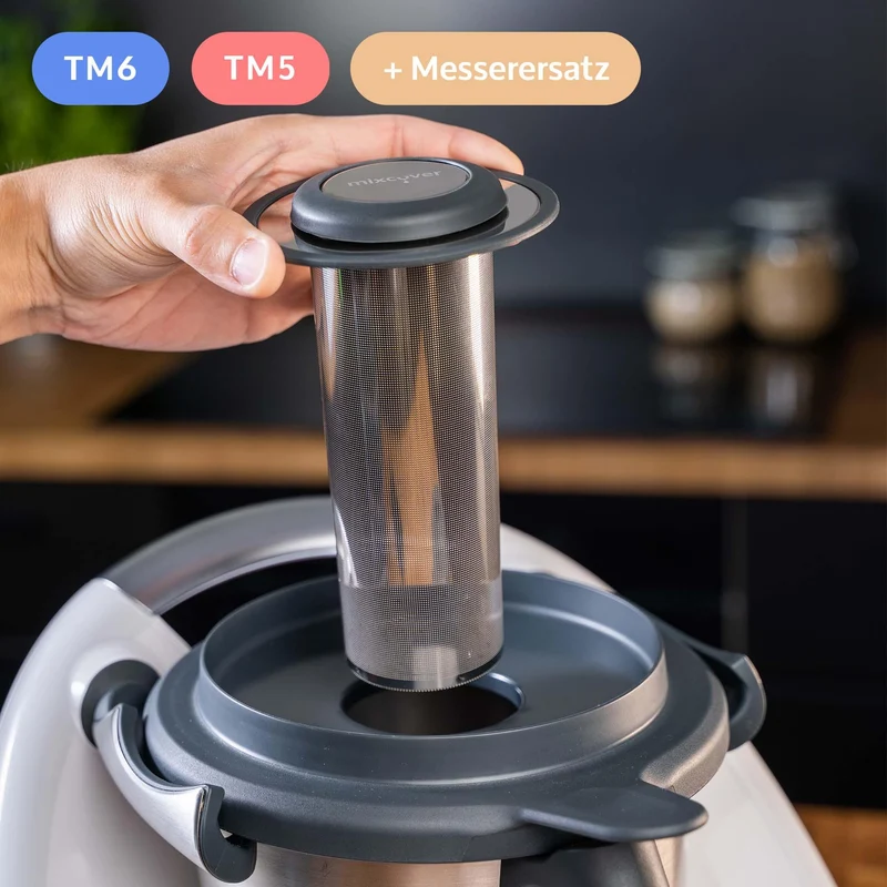 B-Ware: Edelstahl Teesieb passend für Thermomix in Verbindung mit Messerersatz