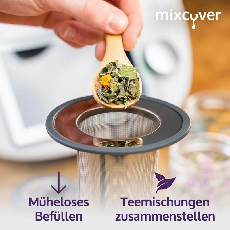 B-Ware: Edelstahl Teesieb passend für Thermomix in Verbindung mit Messerersatz