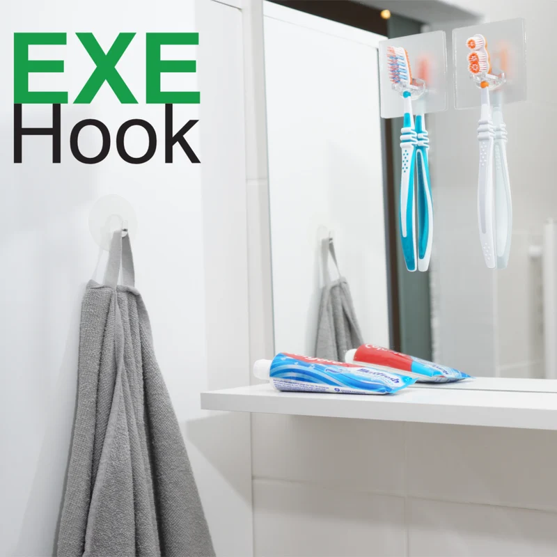 EXE-Hook Zahnbürstenhalter Doppelset