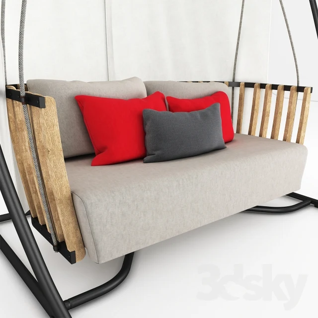Swing Hängeschaukel mit Vorhang
