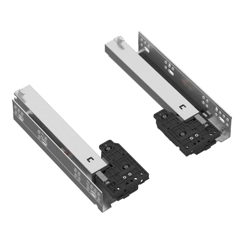 Soft-Close Unterflurführungen Schubladenschienen, Vollauszug 250mm - 600mm