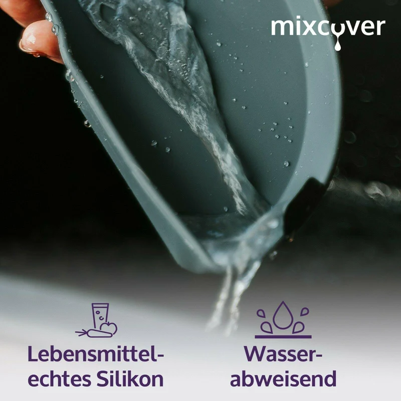 B-Ware: mixcover Dampfgarform Silikonform Auflaufform kompatibel mit Thermomix Zubehör für Varoma Einlegeboden - Zubehör für TM5 TM6 TM31 TM Friend, halb