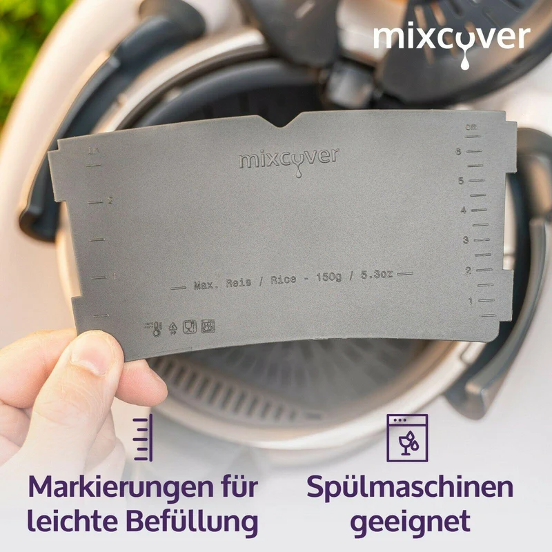 B-Ware: Garkorbteiler für Thermomix TM6 TM5 TM31, Mixtopf-Schaber
