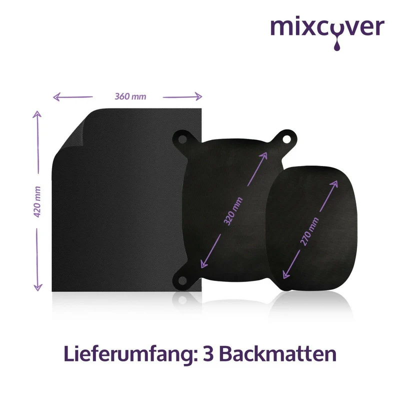 B-Ware: mixcover Dauerbackfolie - Backpapier, Tropfschutz für Monsieur Cuisine Connect, Edition Plus und MCS Einlegeboden, Monsieur Cuisine Zubehör