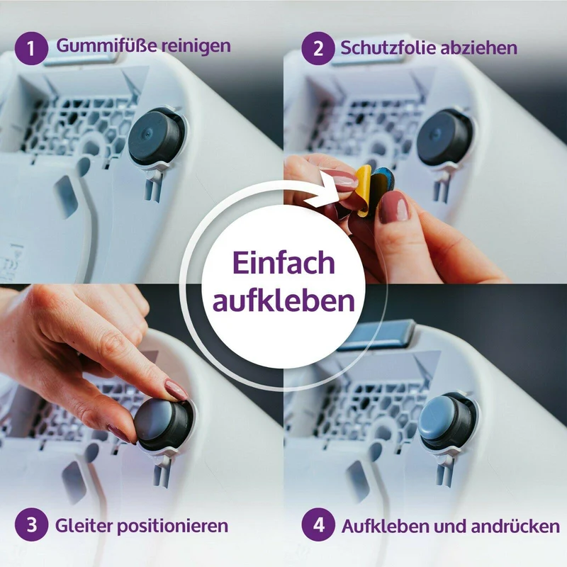 B-Ware: 3 unsichtbare Slider Gleiter für den Thermomix TM6 TM5