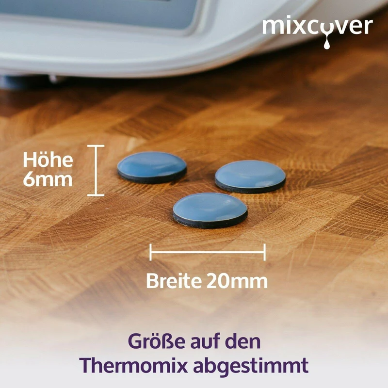B-Ware: 3 unsichtbare Slider Gleiter für den Thermomix TM6 TM5