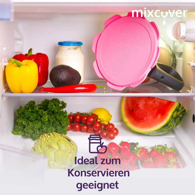 B-Ware: Silikon Deckel wasser- & geruchsdicht für Thermomix TM5 TM6 Friend Pink