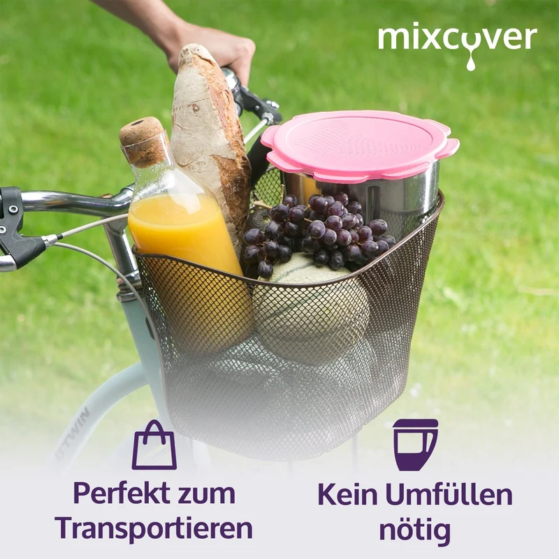 B-Ware: Silikon Deckel wasser- & geruchsdicht für Thermomix TM5 TM6 Friend Pink