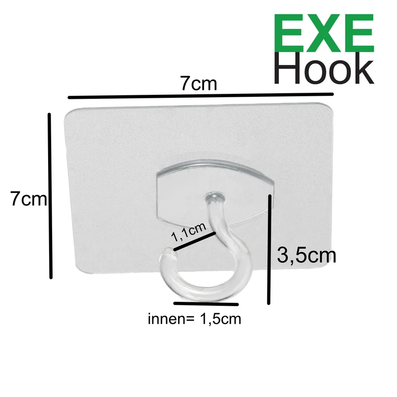 EXE-Hook Überkopf- Haken >4Kg (3er Set)