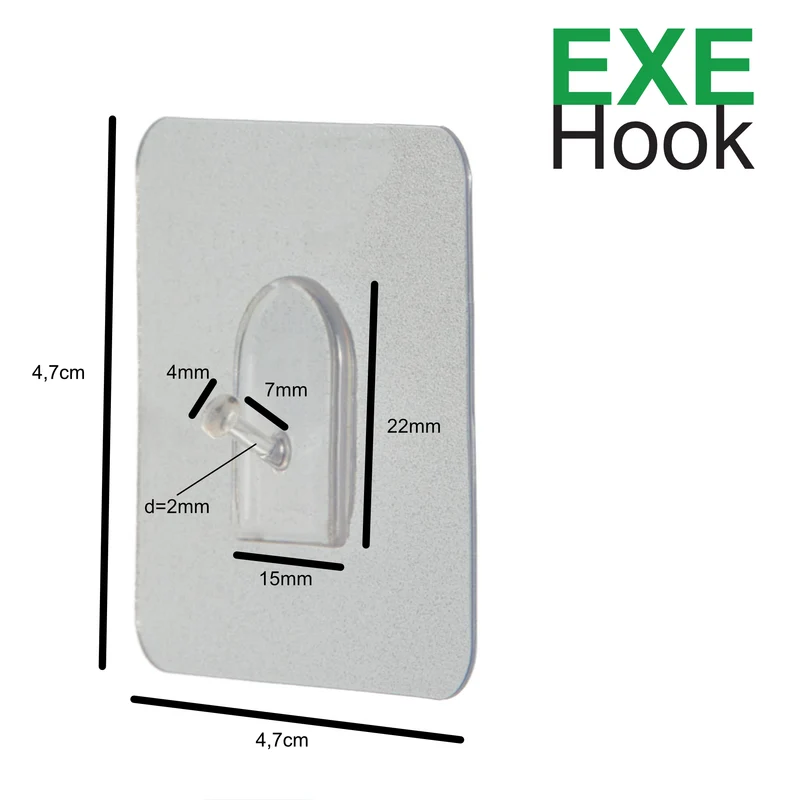 EXE-Hook Wandhaken XS Nagelhaken (5er Set)