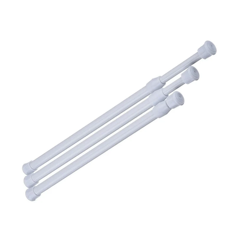 Ausziehbare Gardinenstange ohne Bohren (30–90 cm).