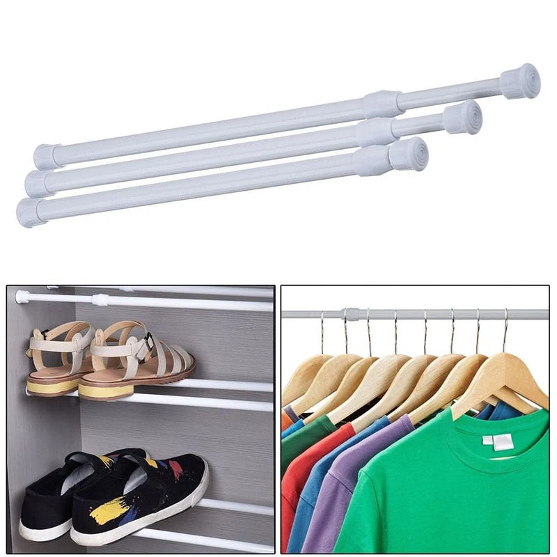 Ausziehbare Gardinenstange ohne Bohren (30–90 cm).