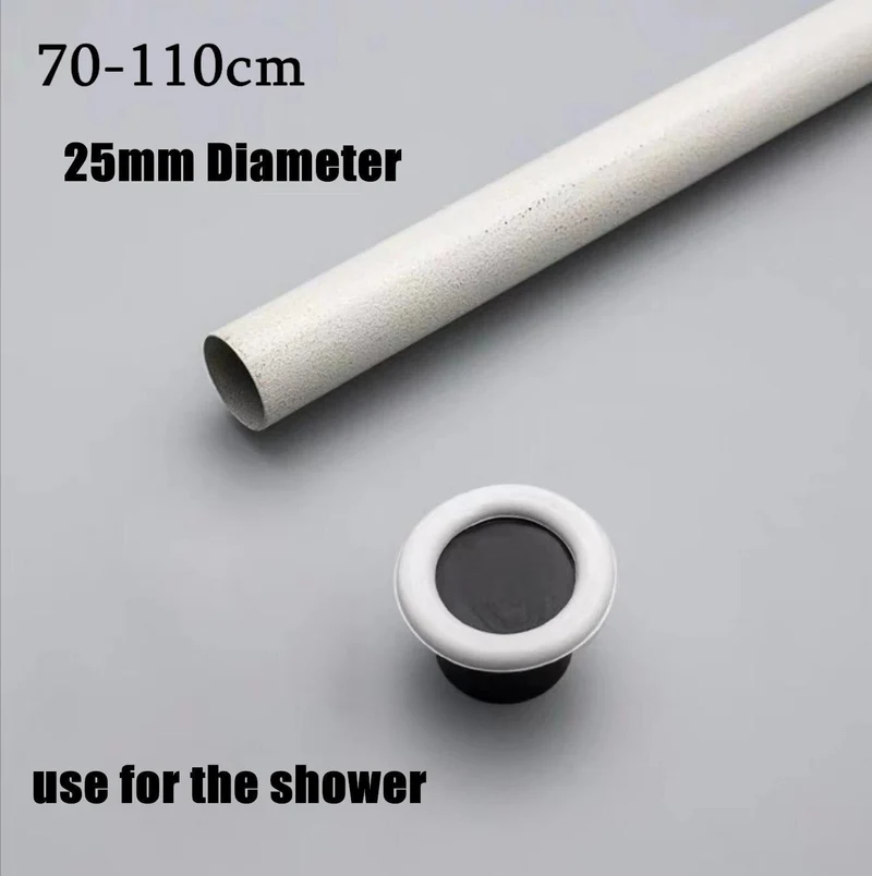 Ausziehbare Stange, lange Länge (70 cm–410 cm).