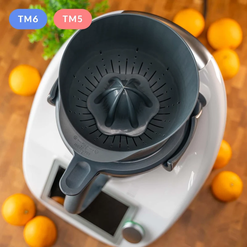 B-Ware: verbesserte Saftpresse/Zitruspresse für Thermomix TM6 & TM5, Entsafter