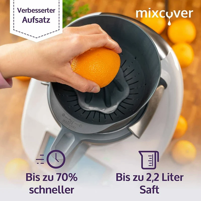 B-Ware: verbesserte Saftpresse/Zitruspresse für Thermomix TM6 & TM5, Entsafter