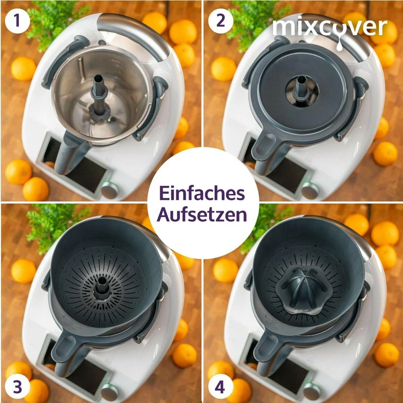 B-Ware: verbesserte Saftpresse/Zitruspresse für Thermomix TM6 & TM5, Entsafter