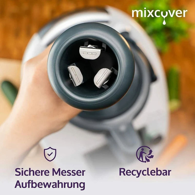 B-Ware: Spiralschneider Gemüsenudeln schneiden kompatibel mit Thermomix TM6 TM5