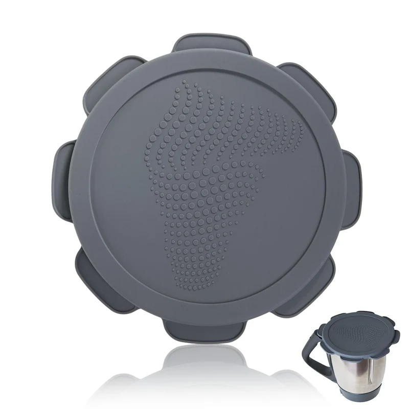 B-Ware Silikon Deckel wasser geruchsdicht für Thermomix TM5 TM6 grau