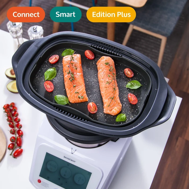 B-Ware: Dampfgarform Silikonform Auflaufform Monsieur Cuisine Connect & Smart