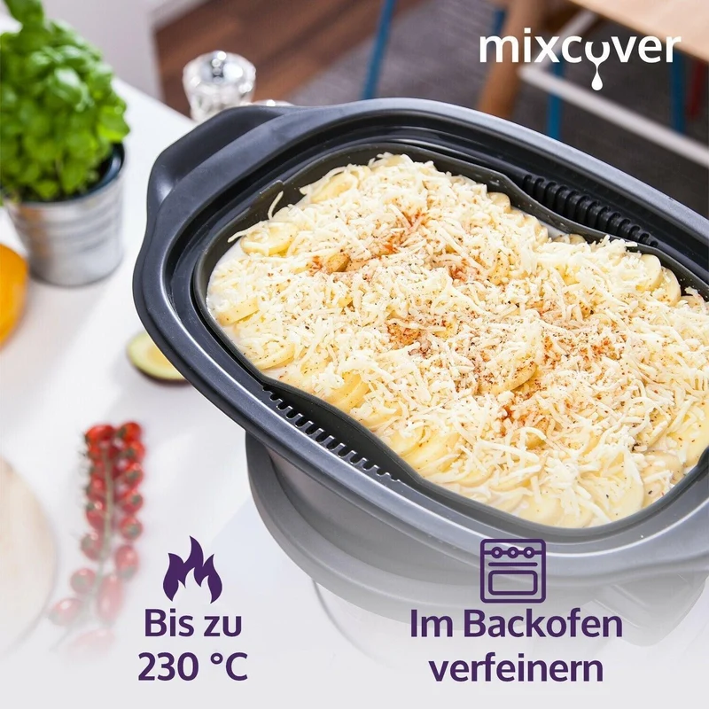 B-Ware: Dampfgarform Silikonform Auflaufform Monsieur Cuisine Connect & Smart