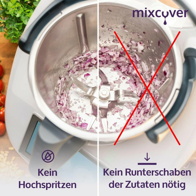B-Ware: mixcover Mixtopf Verkleinerung für Thermomix TM6 TM5 Häcksel Helfer, Pürieren