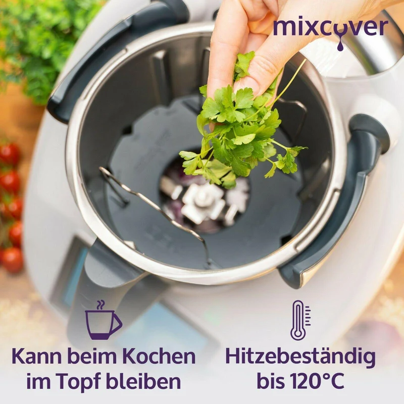 B-Ware: mixcover Mixtopf Verkleinerung für Thermomix TM6 TM5 Häcksel Helfer, Pürieren