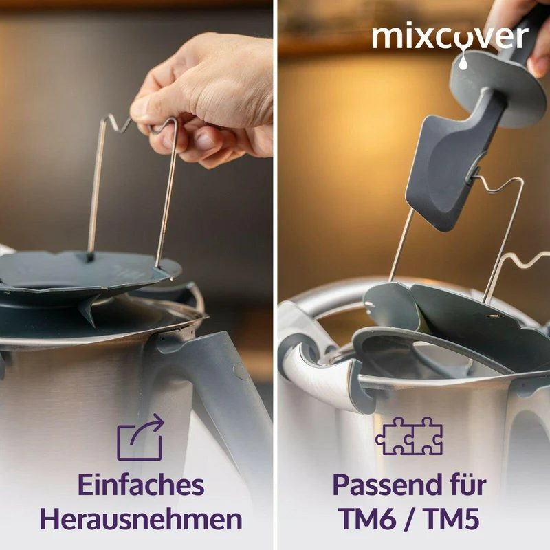 B-Ware: mixcover Mixtopf Verkleinerung für Thermomix TM6 TM5 Häcksel Helfer, Pürieren