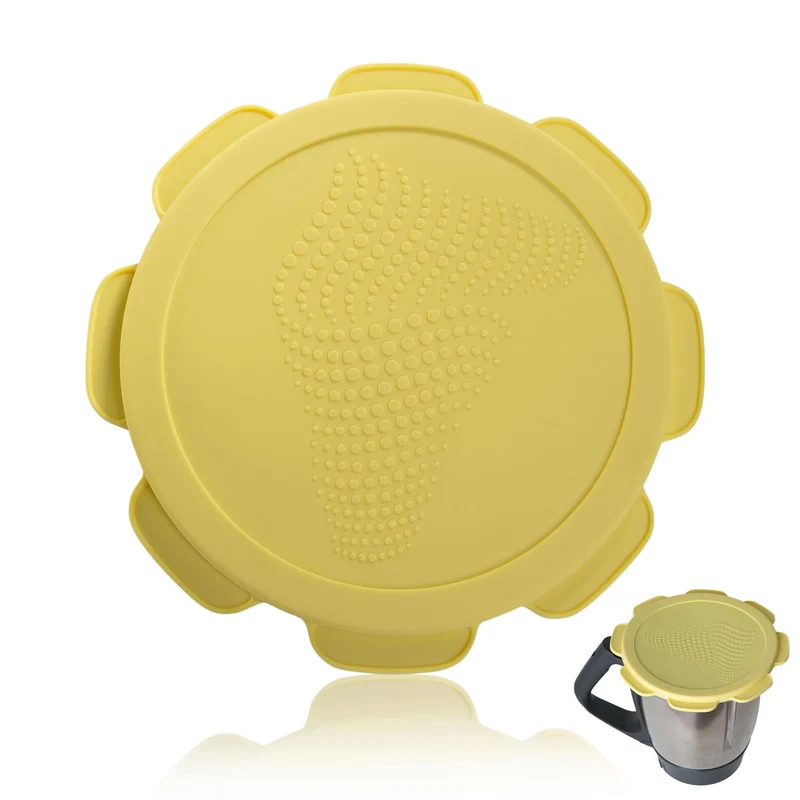 B-Ware: Silikon Deckel wasser- & geruchsdicht für Thermomix TM5 TM6 Friend Gelb