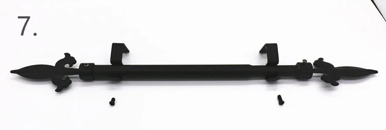 Goldene Gardinenstange (65–190 cm)