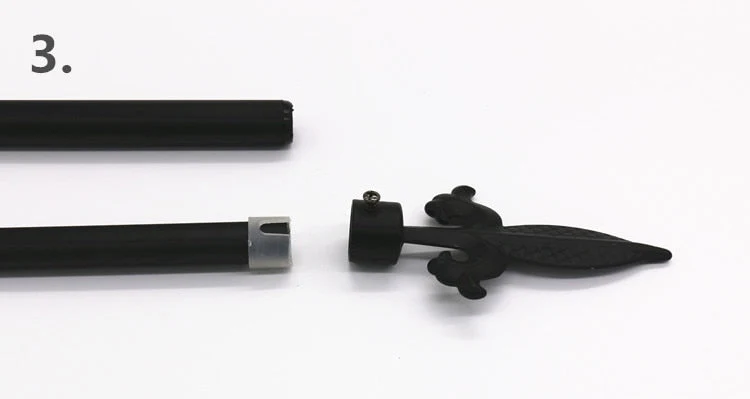 Kugelvorhangstange (65–190 cm)