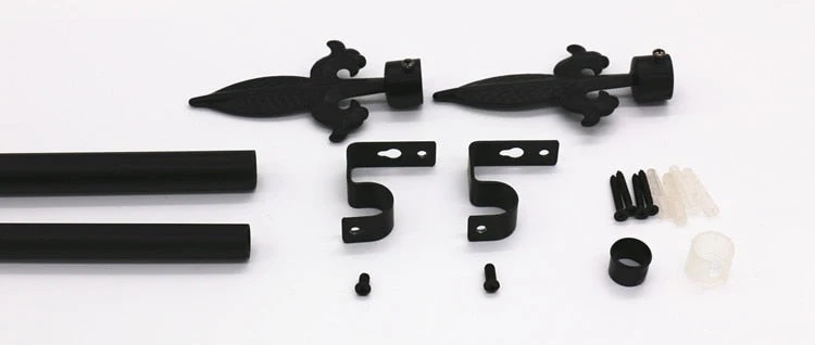 Industrielle Gardinenstange (65–190 cm)