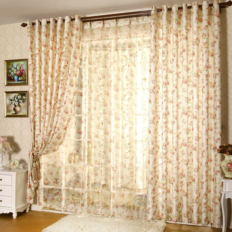 Vintage Blumenvorhang