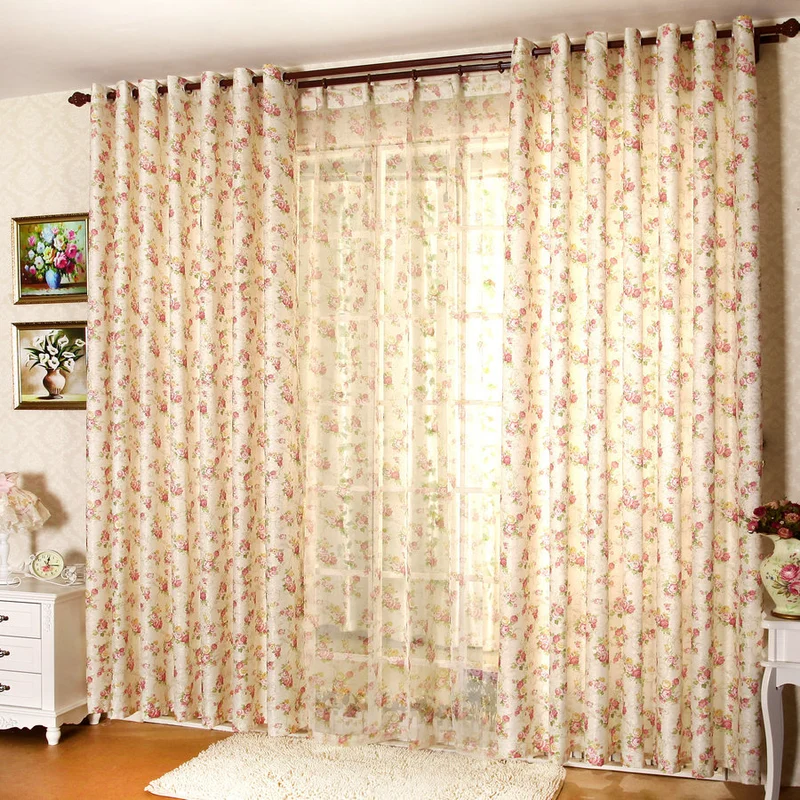 Vintage Blumenvorhang