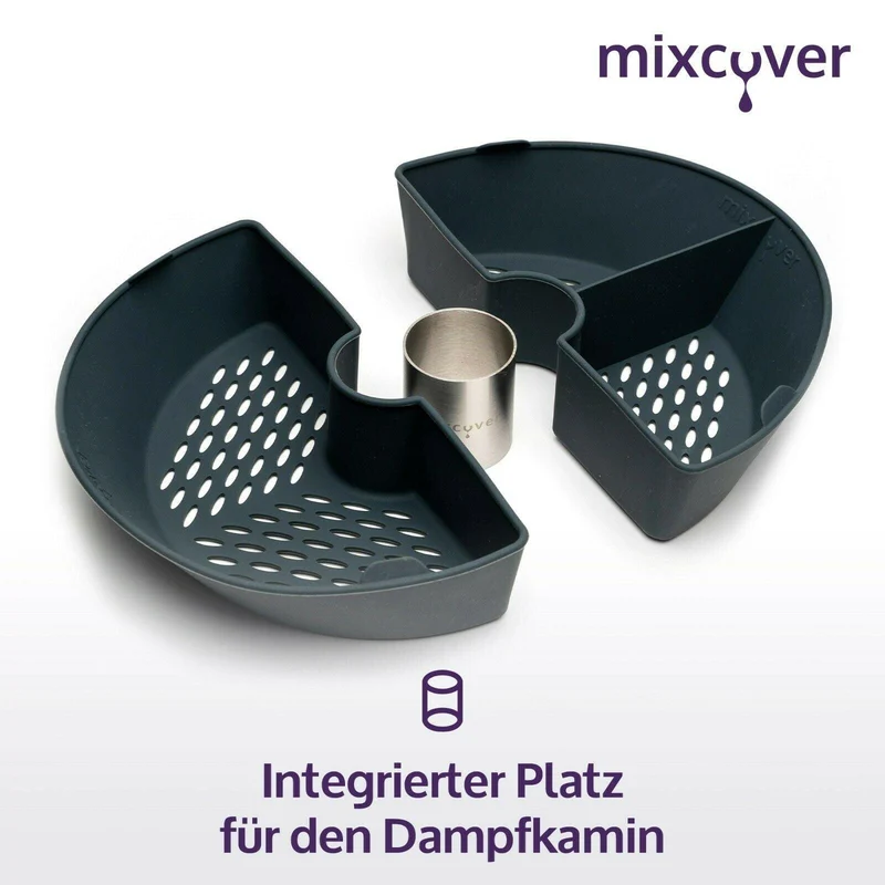 B-Ware: Garraumteiler (VIERTEL) für Thermomix TM6 TM5 TM31 Varoma Dampfgarraum