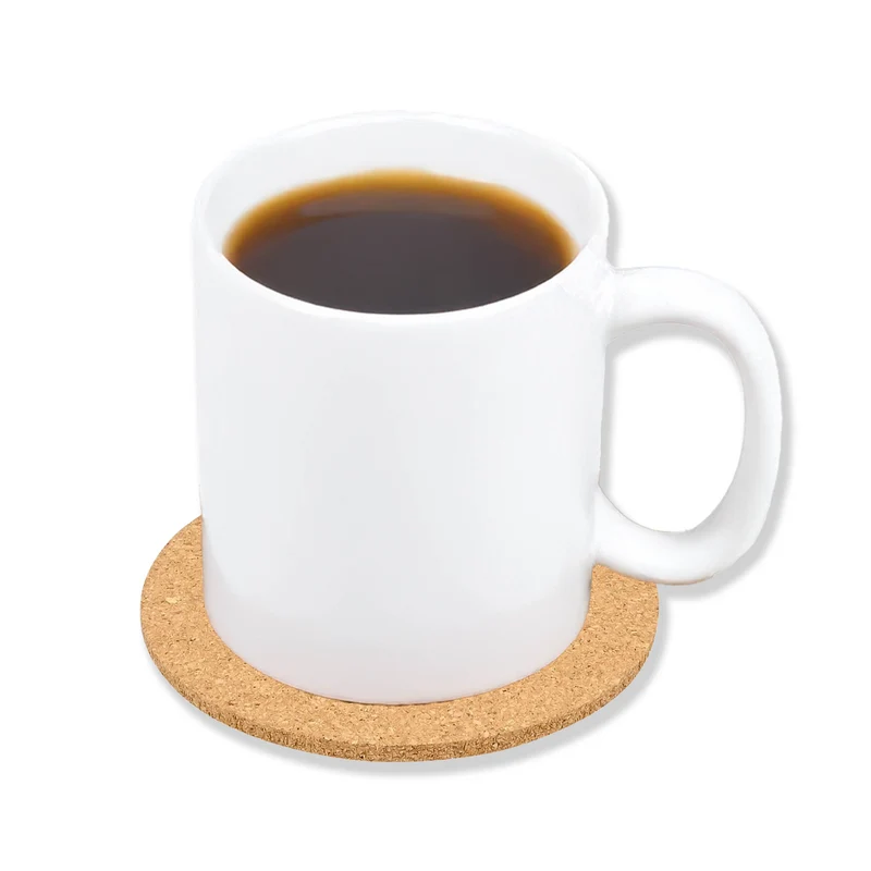 6-24 Kork Untersetzer Bierdeckel Tasse Korkuntersetzer Glas Flasche Rund 10 cm