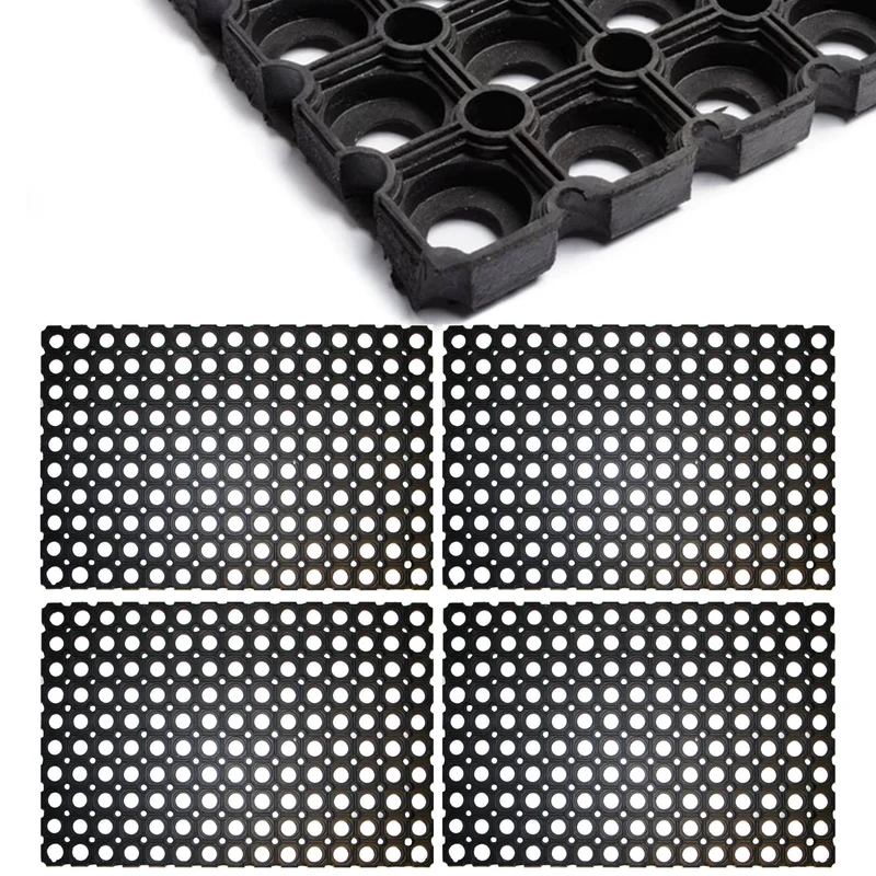 Fußmatte Türmatte Gummimatte Haustürmatte Schmutzfangmatte Fußabtreter 40x60 cm