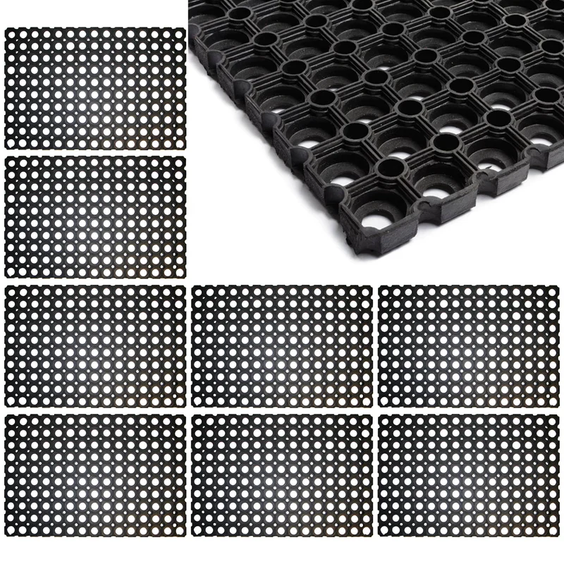 Fußmatte Türmatte Gummimatte Haustürmatte Schmutzfangmatte Fußabtreter 40x60 cm