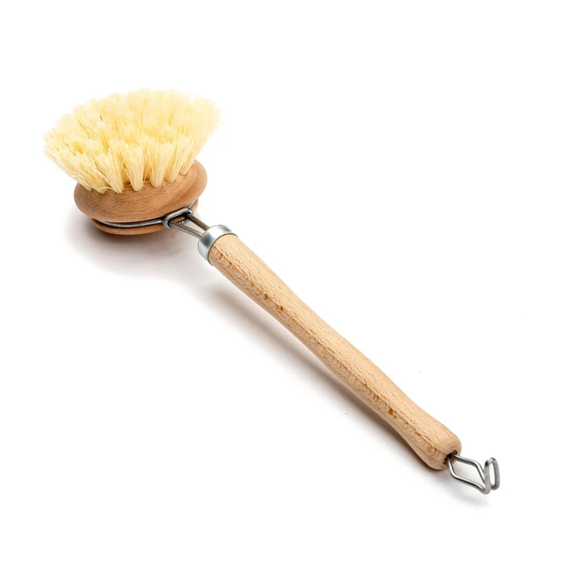 mixcover Spülbürste Mixtopfbürste Buchenholz 24cm Küchenbürste austauschbarer Kopf