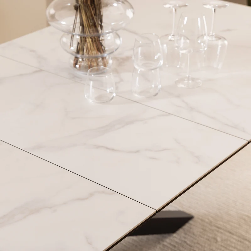 Großer ausziehbarer Esstisch 200–240x76 cm im modernen Stil | Lorrins