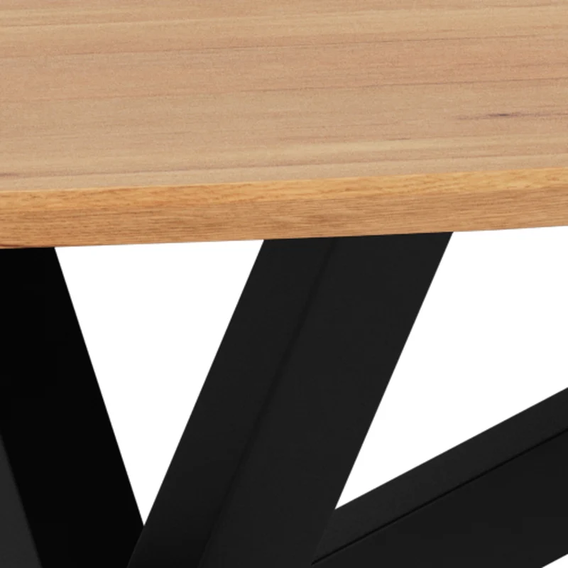 Großer ovaler Tisch 220x76 cm im Industrial-Stil | Surfo
