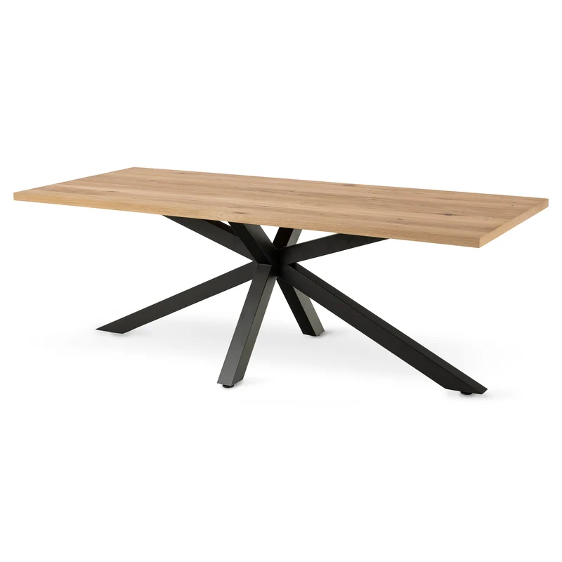 Esstisch 220x76 cm im Industrial-Stil | Oryss Oak