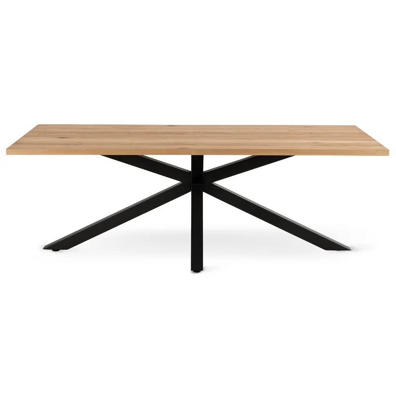 Esstisch 220x76 cm im Industrial-Stil | Oryss Oak
