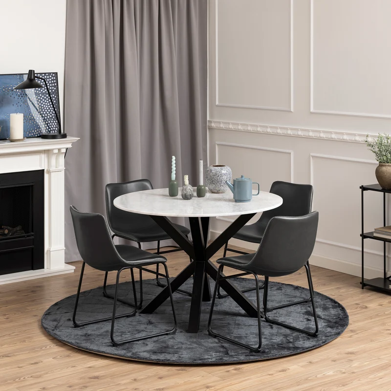 Runder Tisch für Wohnzimmer und Esszimmer im eleganten Stil | Morial
