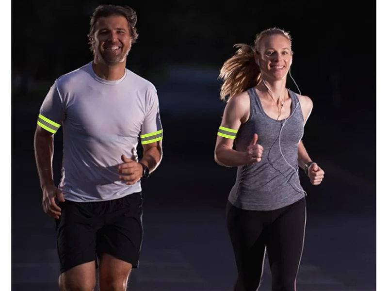 Reflektorband Reflektierend Leuchtband Armband Reflektor Sicherheit Joggen Set