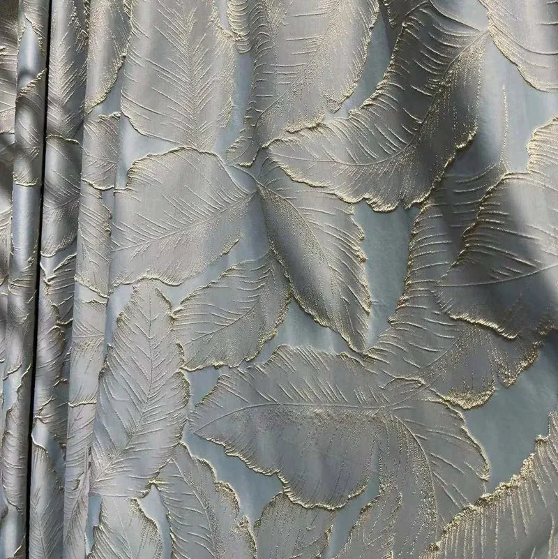 Nordischer silberblauer Vorhang