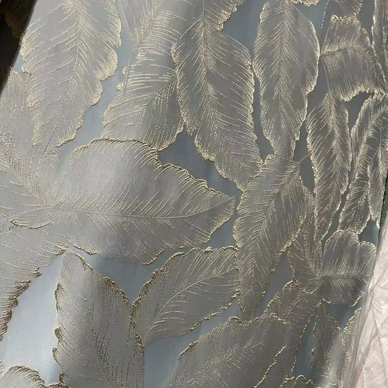 Nordischer silberblauer Vorhang